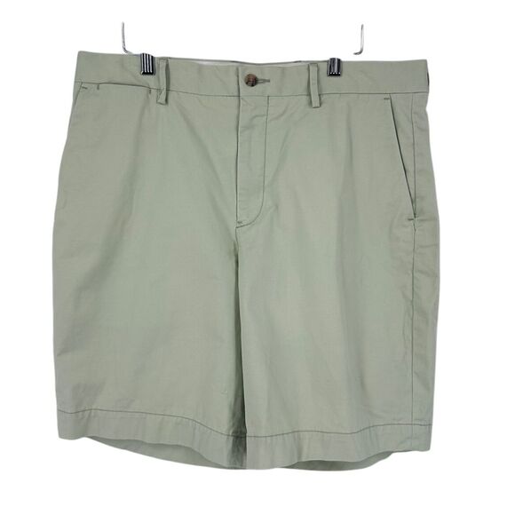 Polo Ralph Lauren Other - Polo Ralph Lauren Shorts Men 35 Flat‎ Front Light Green Stretch Classic Chino